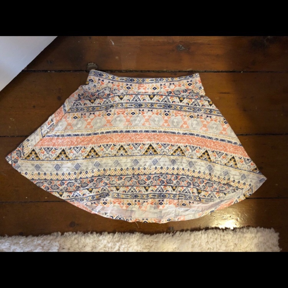 Printed Skater Skirt
